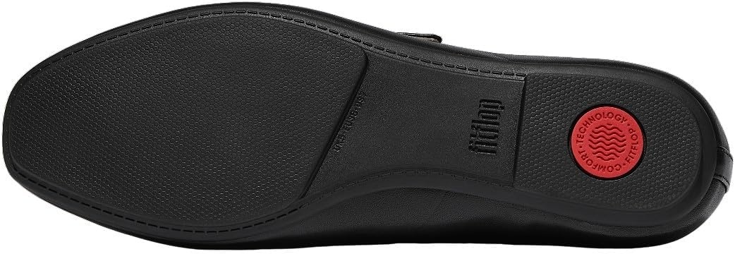 image:imageFitFlop Delicato CrystalBuckle Leather Mary JanesBlack