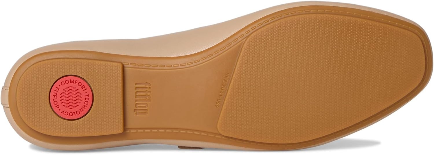 image:imageFitFlop Delicato CrystalBuckle Leather Mary JanesClassic Beige