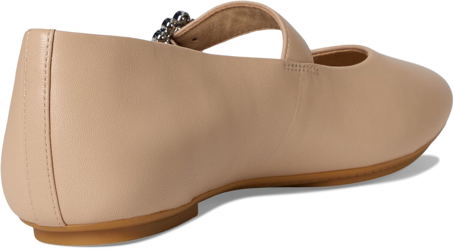 image:imageFitFlop Delicato CrystalBuckle Leather Mary JanesClassic Beige