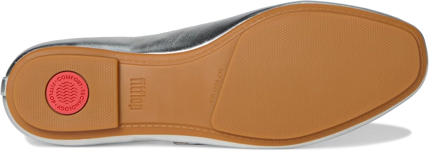 image:imageFitFlop Delicato CrystalBuckle Leather Mary JanesSilver