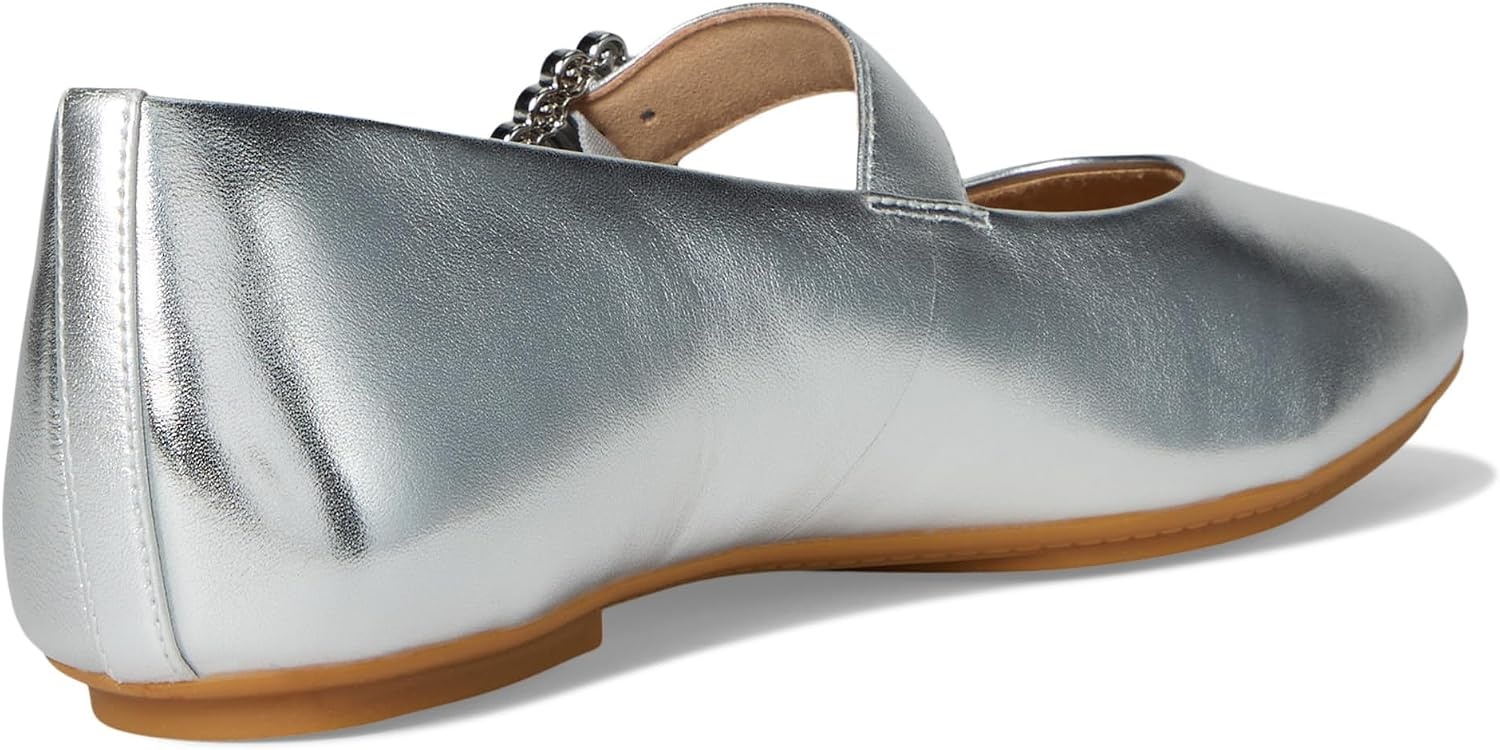 image:imageFitFlop Delicato CrystalBuckle Leather Mary JanesSilver