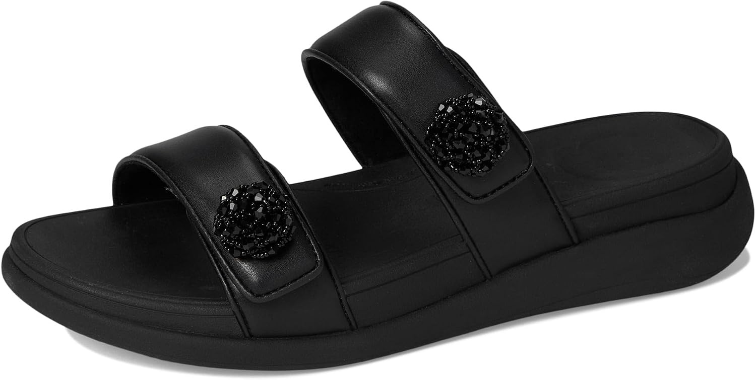 image:imageFitFlop FMode Go BeadieButton Adj Flatform 2Bar SlidesAll Black