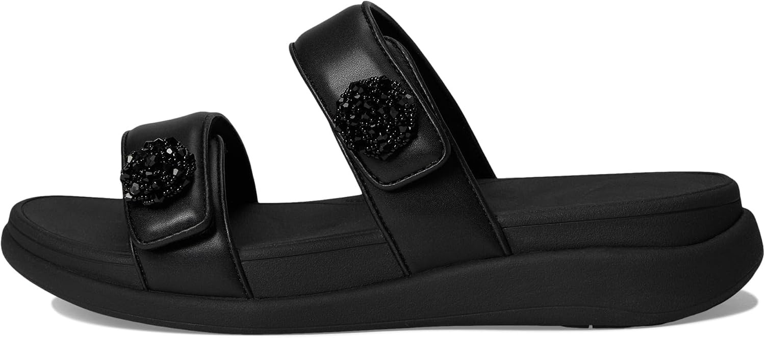 image:imageFitFlop FMode Go BeadieButton Adj Flatform 2Bar SlidesAll Black