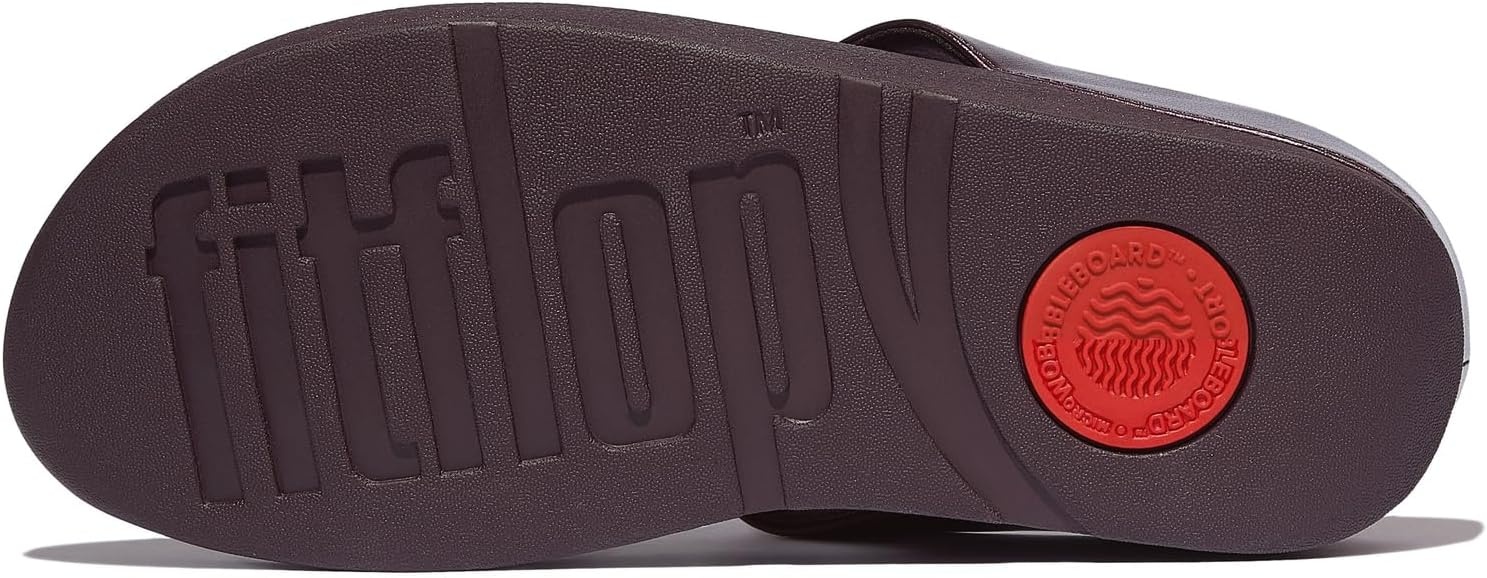 image:imageFitFlop Fino BaubleBead ToePost SandalsMetallic Plumberry