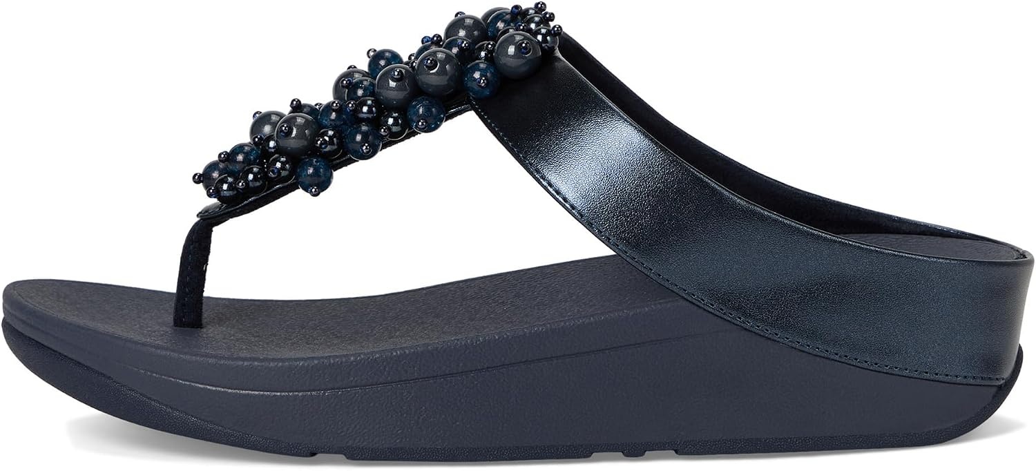 image:imageFitFlop Fino BaubleBead ToePost SandalsMidnight Navy