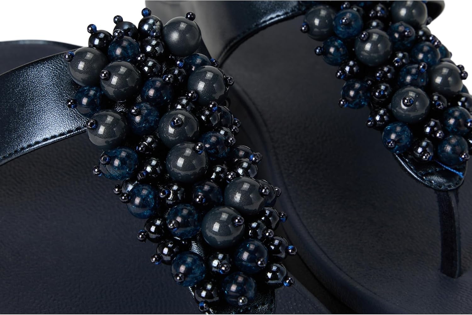 image:imageFitFlop Fino BaubleBead ToePost SandalsMidnight Navy