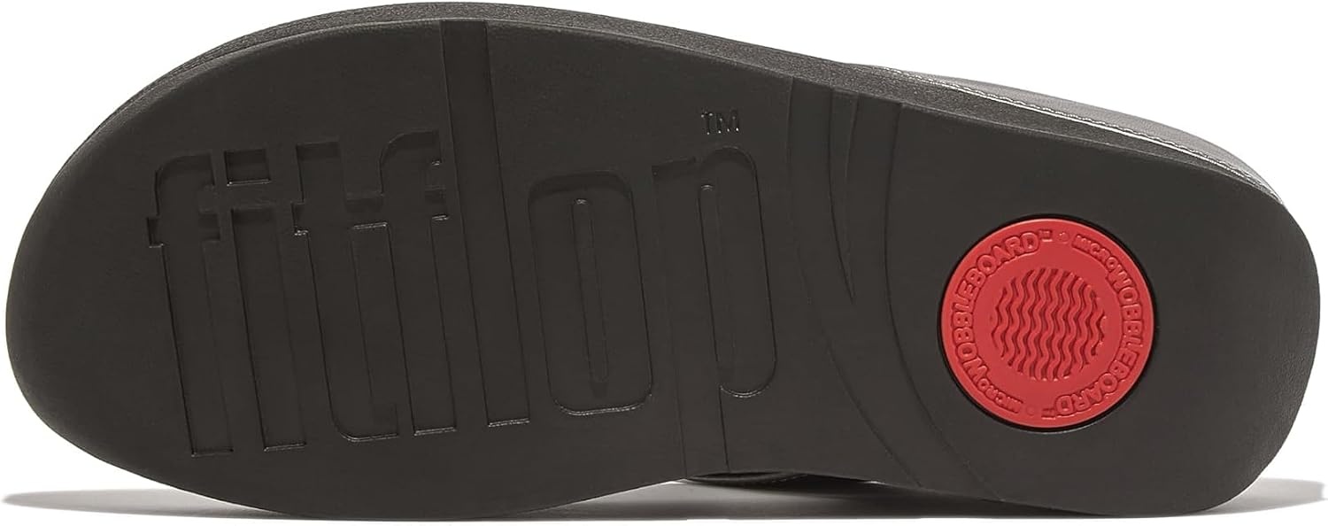 image:imageFitFlop Fino BaubleBead ToePost SandalsPewter Black