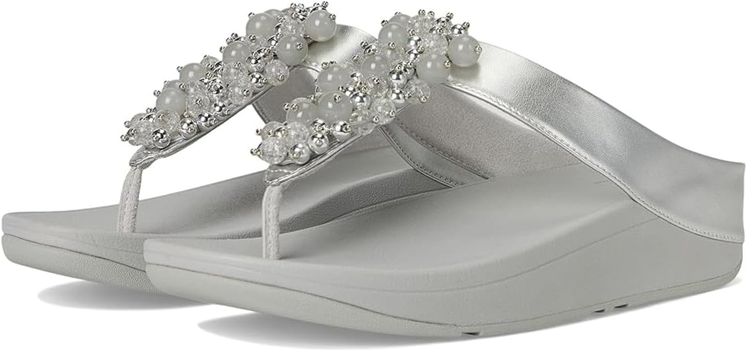 image:imageFitFlop Fino BaubleBead ToePost SandalsSilver