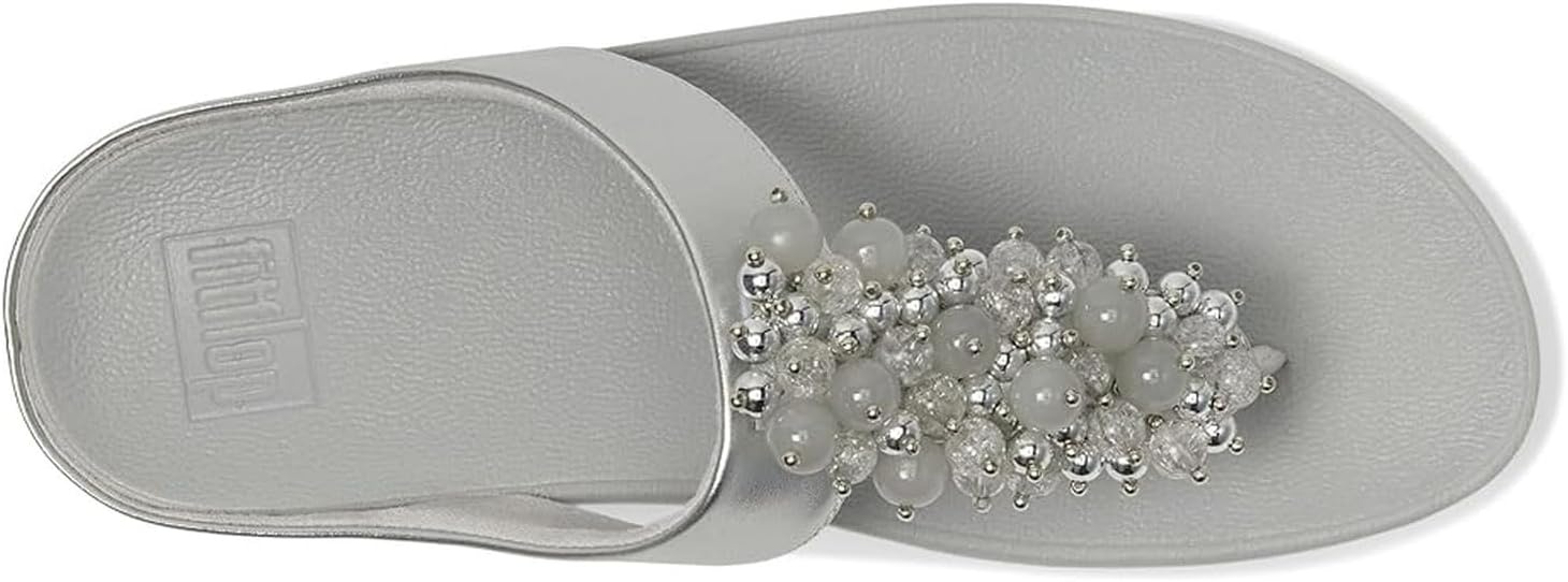 image:imageFitFlop Fino BaubleBead ToePost SandalsSilver