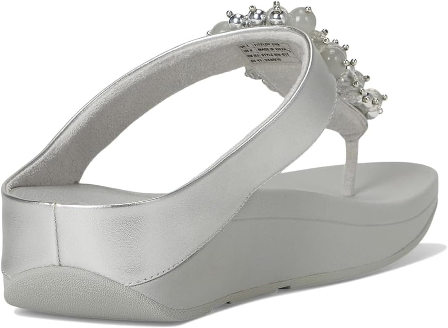 image:imageFitFlop Fino BaubleBead ToePost SandalsSilver