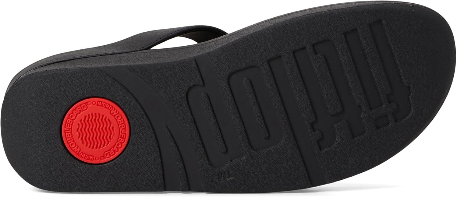 image:imageFitFlop Fino MultiStone Leather ToePost SandalsBlack