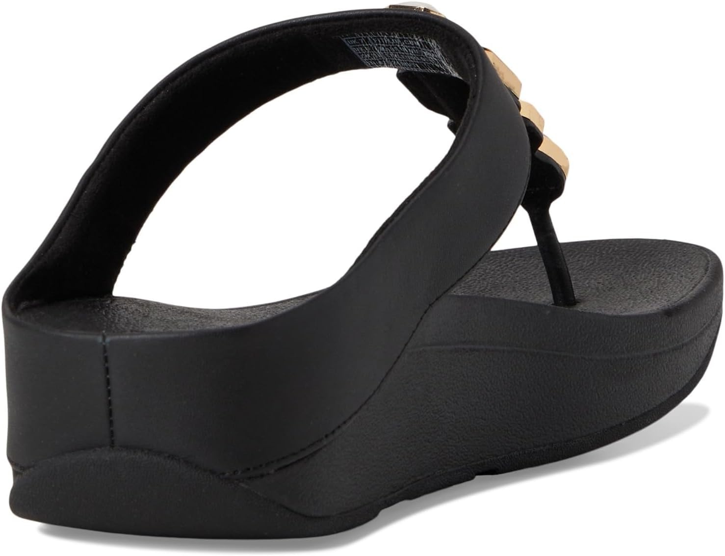 image:imageFitFlop Fino MultiStone Leather ToePost SandalsBlack