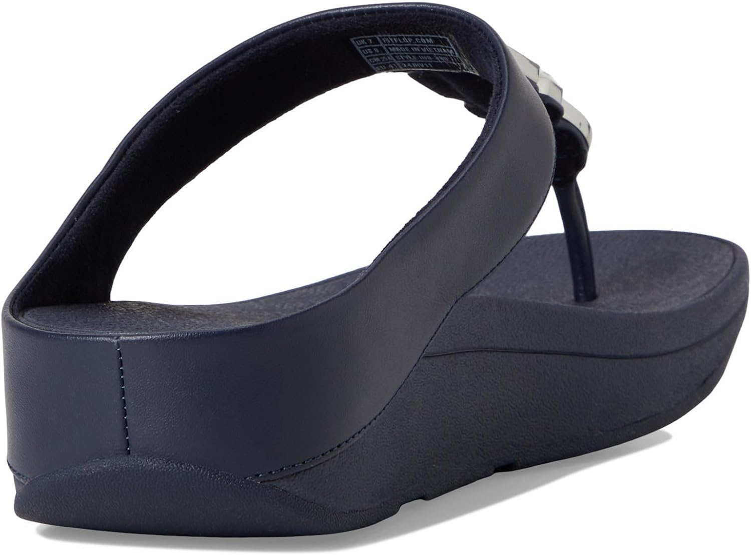 image:imageFitFlop Fino MultiStone Leather ToePost SandalsMidnight Navy