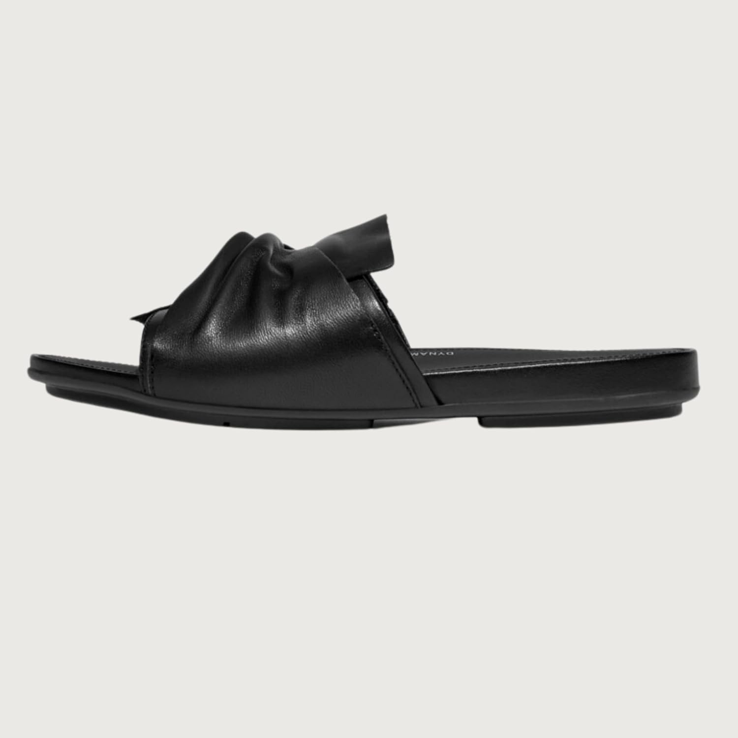 image:imageFitFlop Gracie SoftTwist Leather SlidesAll Black