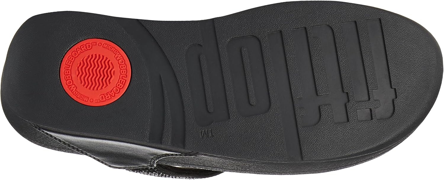 image:imageFitFlop Lulu MultiTonal Glitter ToePost SandalsAll Black