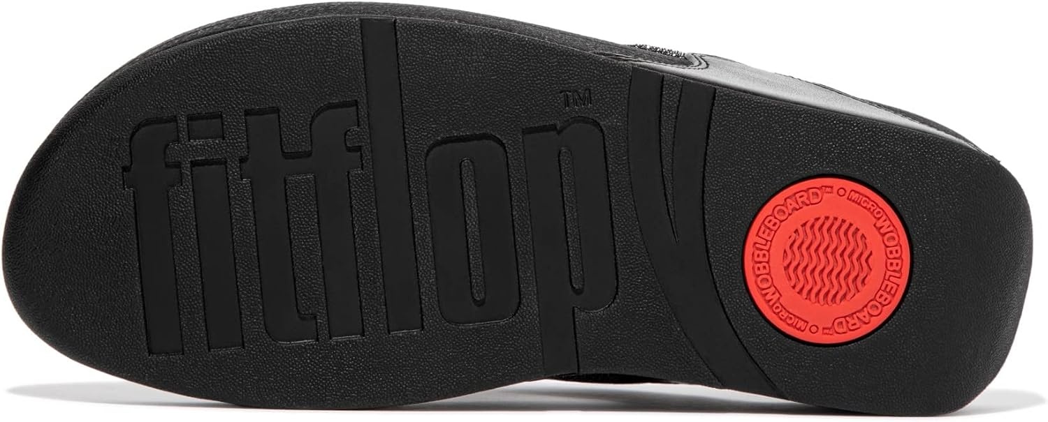 image:imageFitFlop Lulu MultiTonal Glitter ToePost SandalsBlack