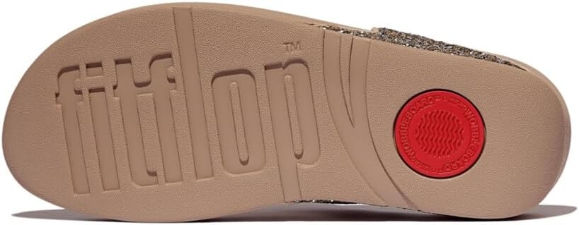 image:imageFitFlop Lulu MultiTonal Glitter ToePost SandalsClassic Beige Mix