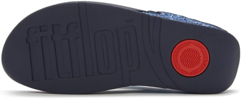 image:imageFitFlop Lulu MultiTonal Glitter ToePost SandalsCosmic Blue