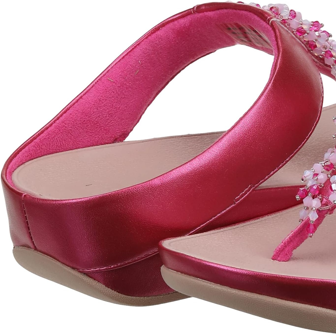 image:imageFitFlop Lulu MultiTonal Glitter ToePost SandalsFuchsia Rose