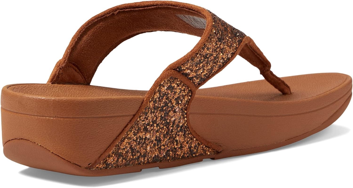 image:imageFitFlop Lulu MultiTonal Glitter ToePost SandalsLight Tan
