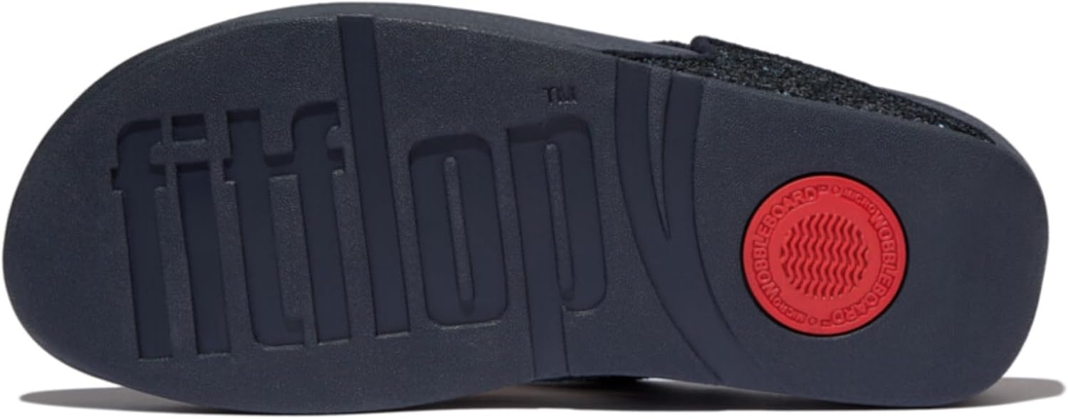 image:imageFitFlop Lulu MultiTonal Glitter ToePost SandalsMidnight Navy