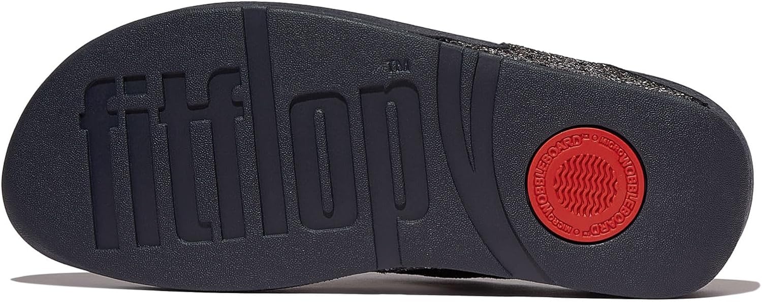 image:imageFitFlop Lulu MultiTonal Glitter ToePost SandalsMidnight Navy Mix