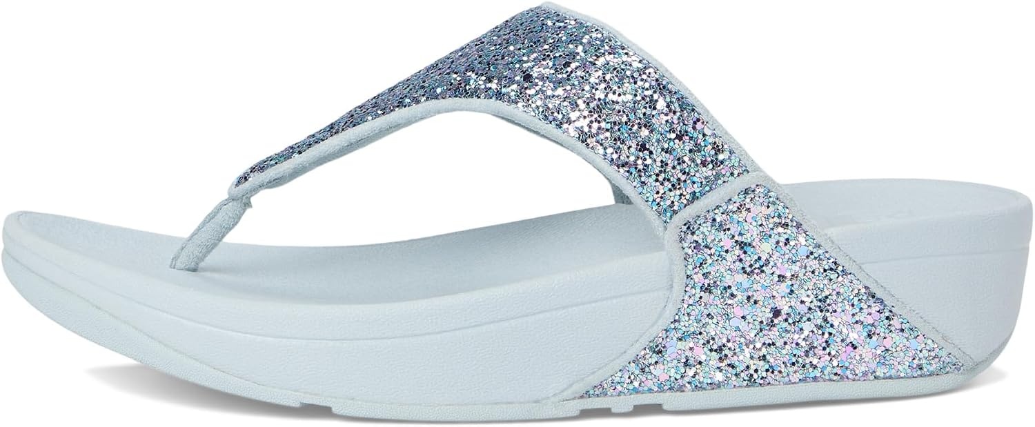 image:imageFitFlop Lulu MultiTonal Glitter ToePost SandalsQuiet Blue