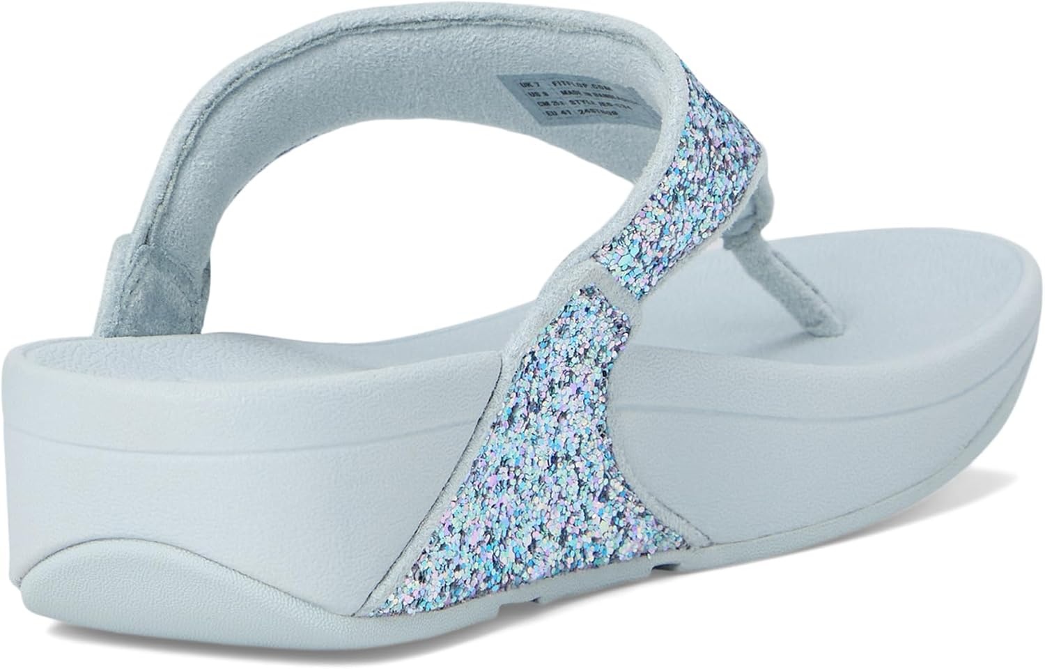 image:imageFitFlop Lulu MultiTonal Glitter ToePost SandalsQuiet Blue