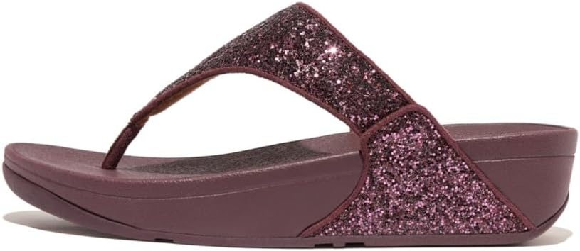 image:imageFitFlop Lulu MultiTonal Glitter ToePost SandalsRed