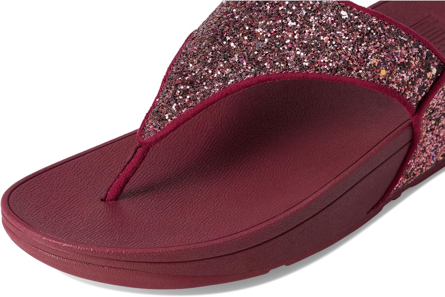 image:imageFitFlop Lulu MultiTonal Glitter ToePost SandalsRuby Mix