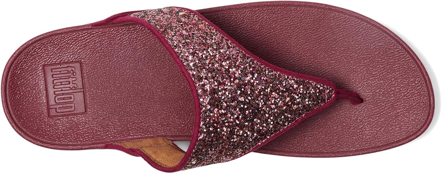 image:imageFitFlop Lulu MultiTonal Glitter ToePost SandalsRuby Mix