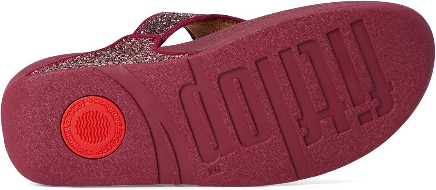 image:imageFitFlop Lulu MultiTonal Glitter ToePost SandalsRuby Mix