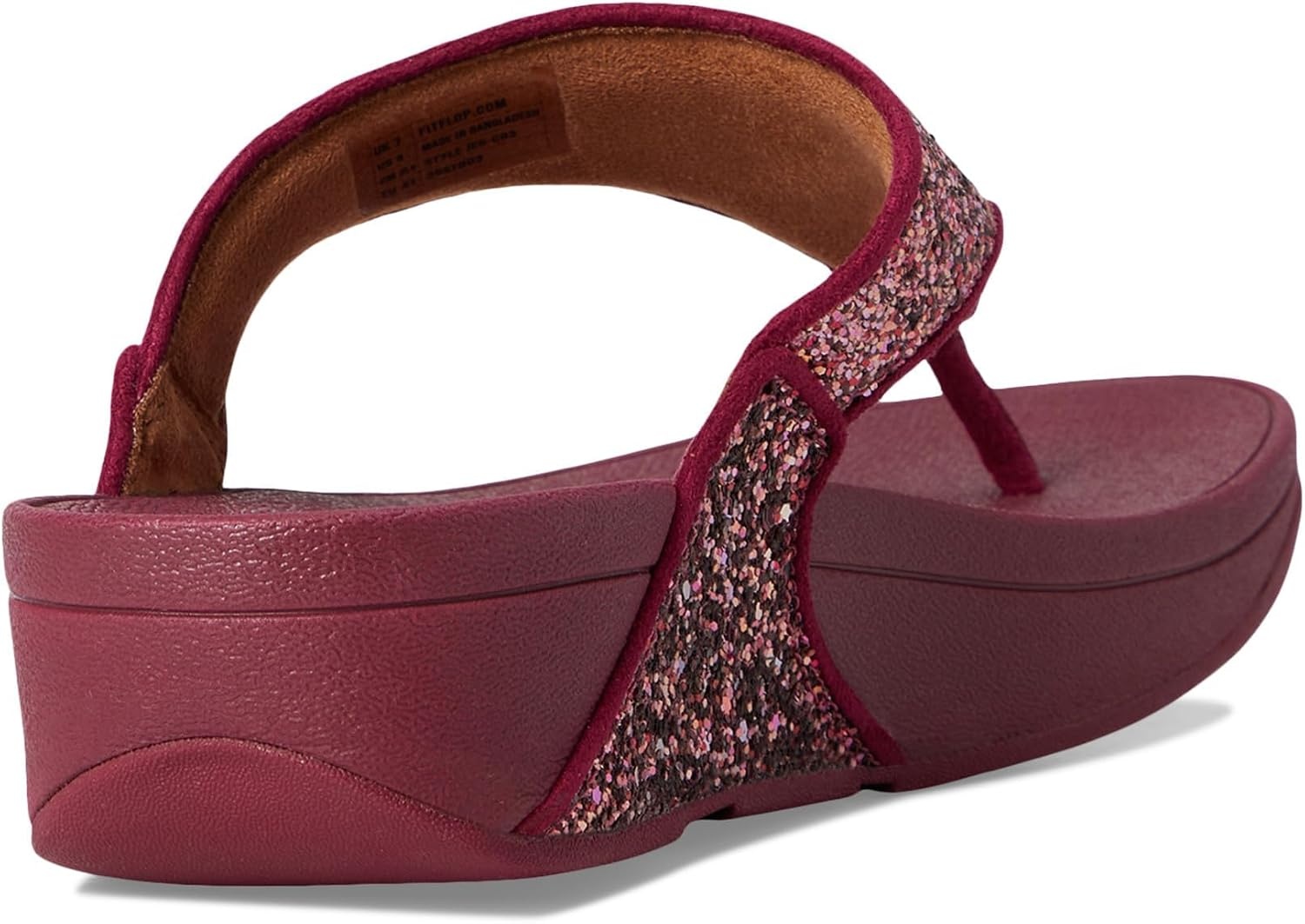 image:imageFitFlop Lulu MultiTonal Glitter ToePost SandalsRuby Mix