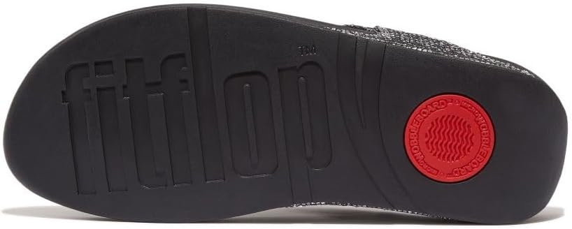 image:imageFitFlop Lulu MultiTonal Glitter ToePost SandalsSilverBlack