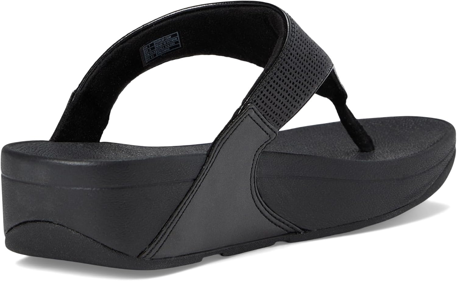 image:imageFitFlop Lulu Sequin ToePost SandalsAll Black