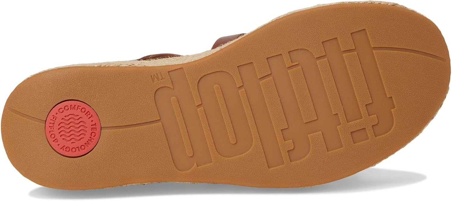 image:imageFitFlop Platfforms Espadrille Fisherman Wedge SandalsDeep Tan