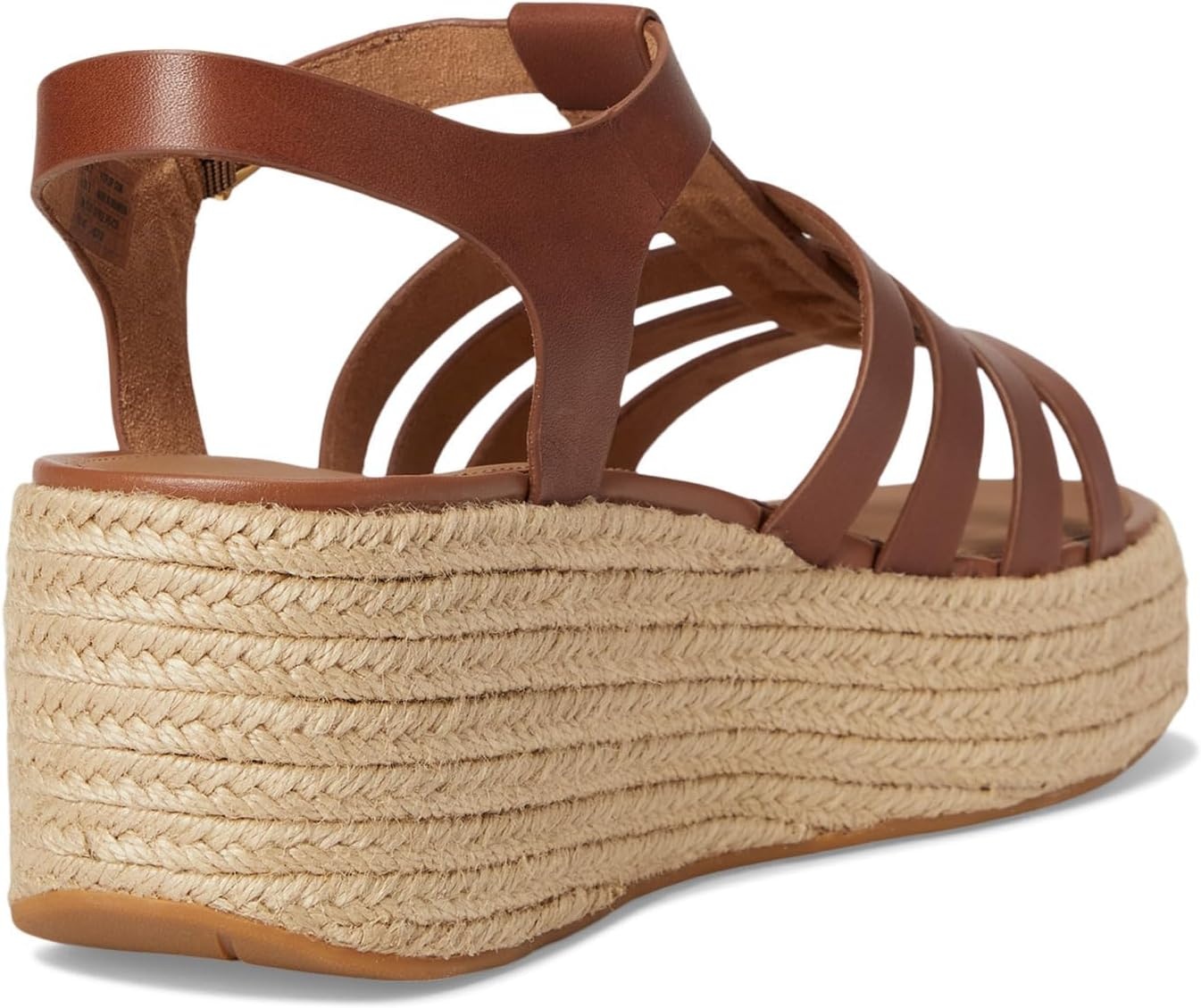 image:imageFitFlop Platfforms Espadrille Fisherman Wedge SandalsDeep Tan