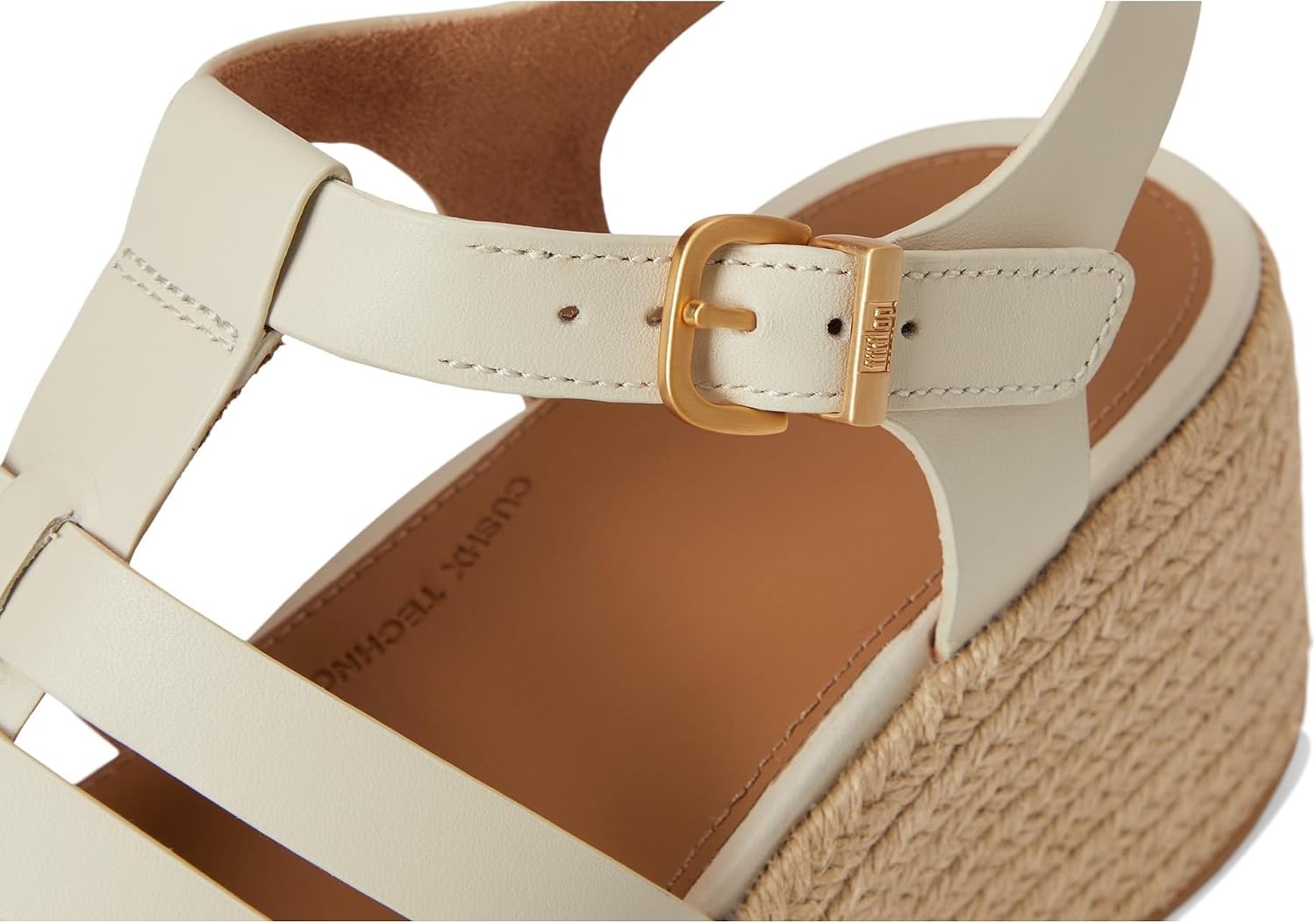 image:imageFitFlop Platfforms Espadrille Fisherman Wedge SandalsParis Beige