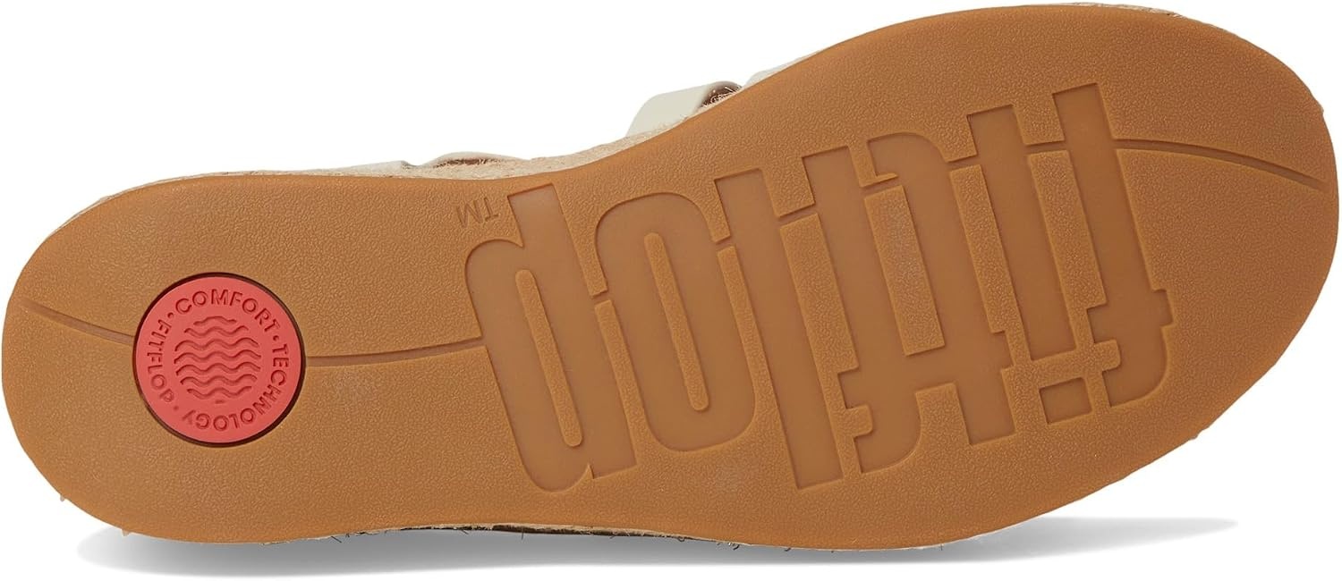 image:imageFitFlop Platfforms Espadrille Fisherman Wedge SandalsParis Beige