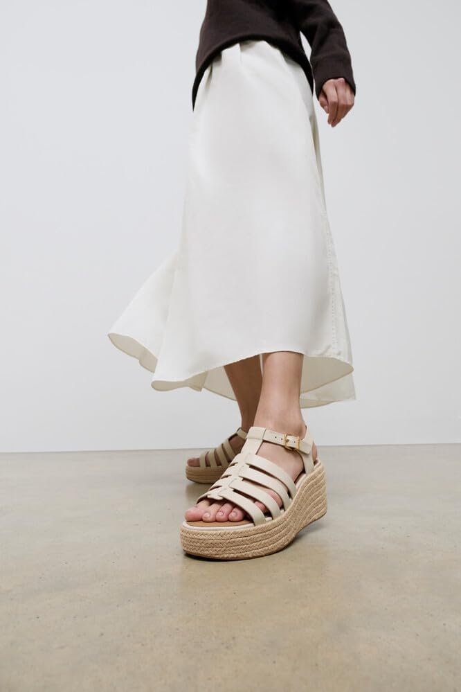 image:imageFitFlop Platfforms Espadrille Fisherman Wedge SandalsParis Beige