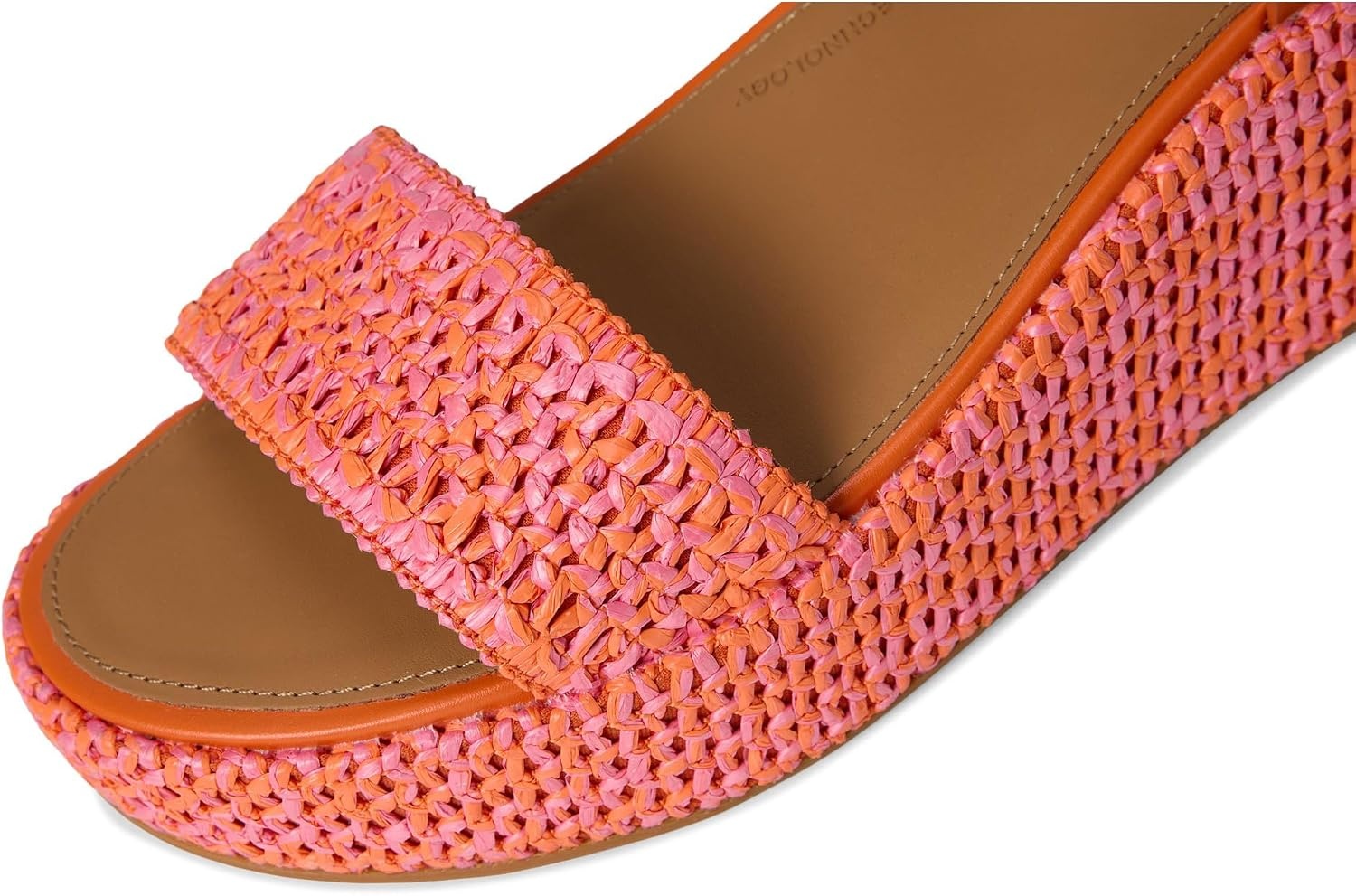 image:imageFitFlop Platfforms Woven Wedge AnkleStrap SandalsSatsumaPinkperfect Mix