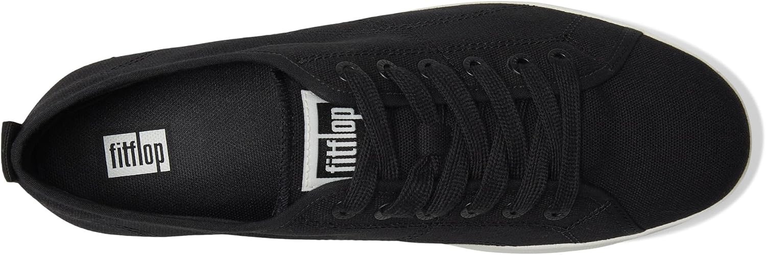 image:imageFitFlop Rally Canvas SneakersBlackCream