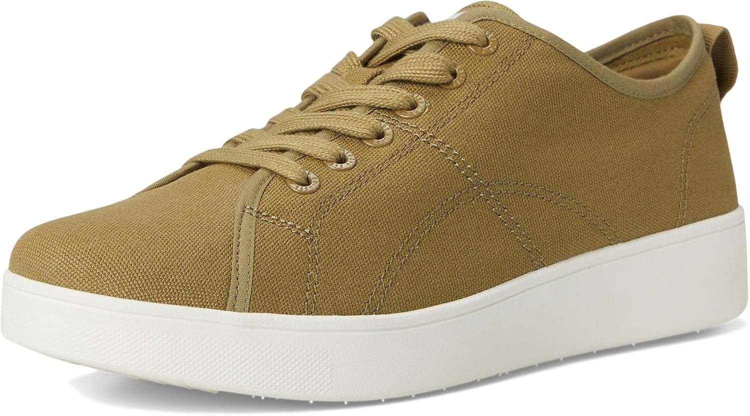 image:imageFitFlop Rally Canvas SneakersCamogreenCream