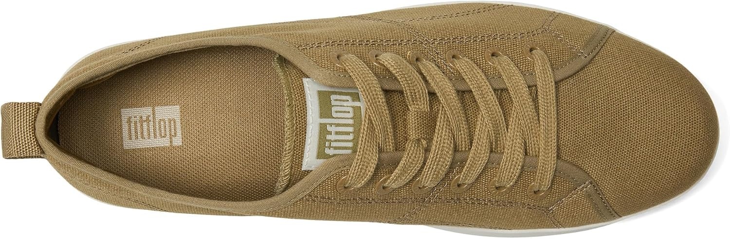 image:imageFitFlop Rally Canvas SneakersCamogreenCream