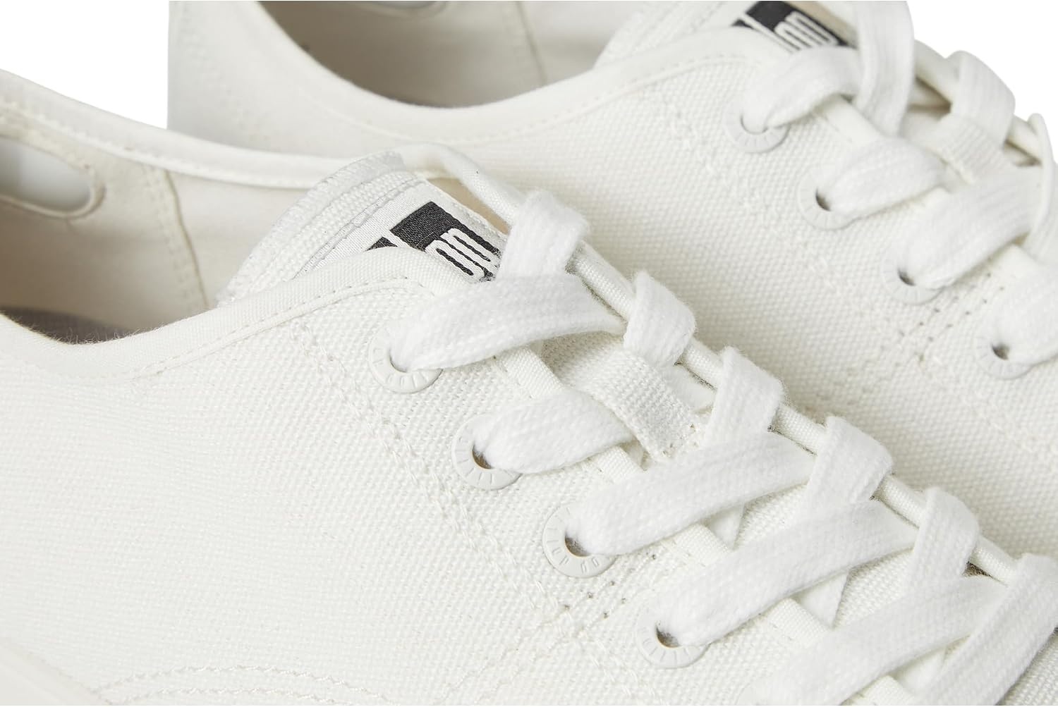 image:imageFitFlop Rally Canvas SneakersUrban White