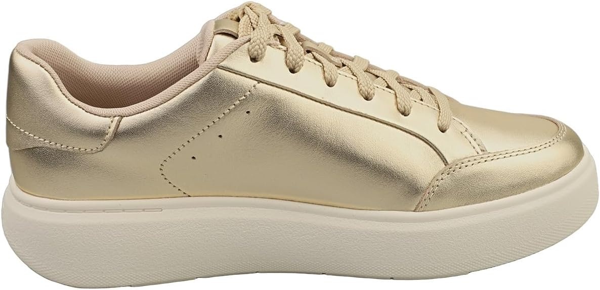 image:imageFitFlop Rtg MetallicLeather SneakersPlatino