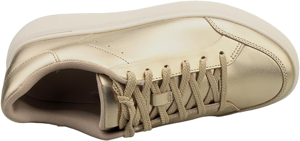 image:imageFitFlop Rtg MetallicLeather SneakersPlatino