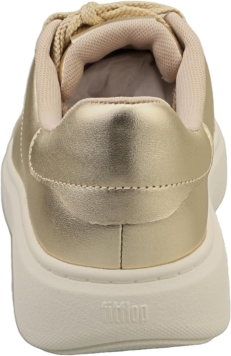 image:imageFitFlop Rtg MetallicLeather SneakersPlatino