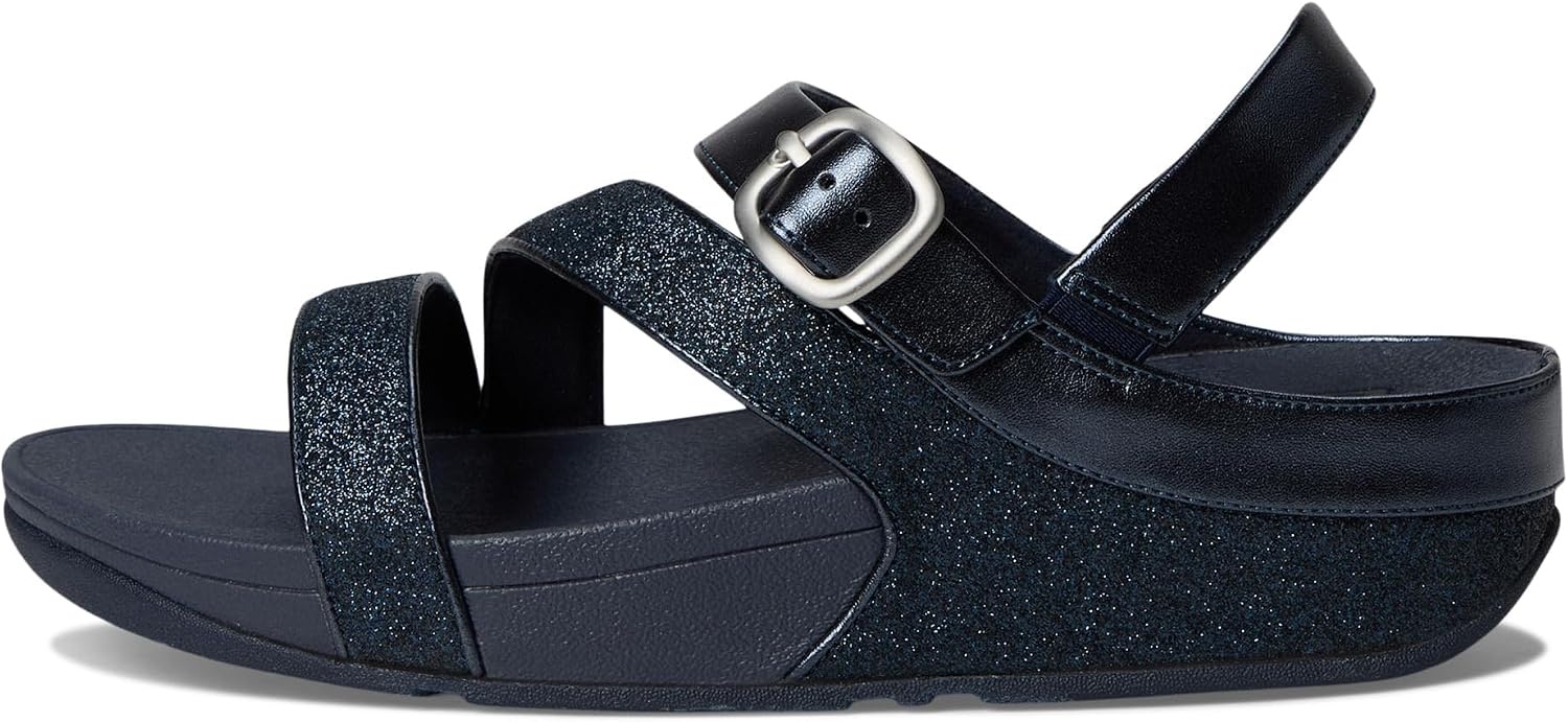 image:imageFitFlop Skinny Ii Glitterdust ZStrap SandalsMidnight Navy