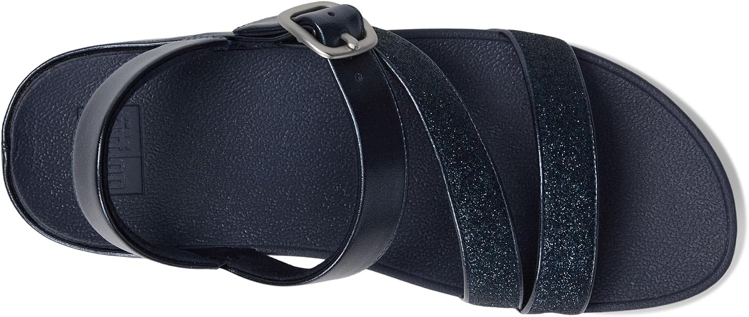image:imageFitFlop Skinny Ii Glitterdust ZStrap SandalsMidnight Navy